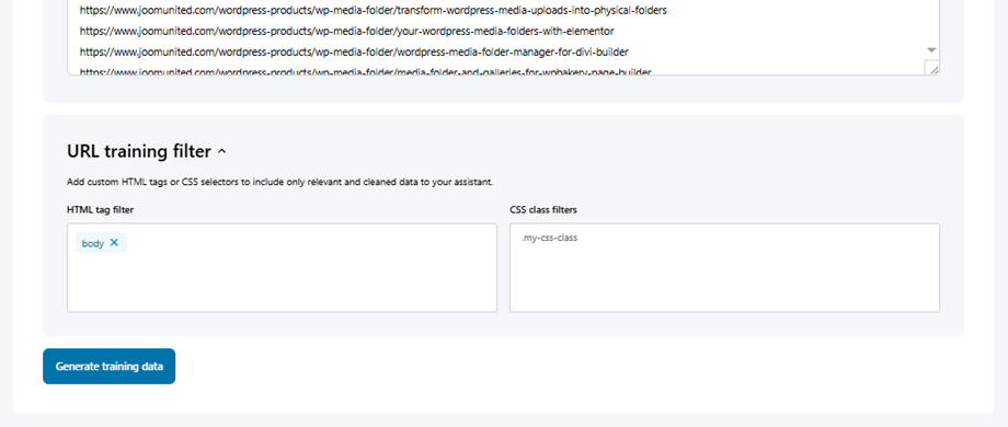 url-training-filter