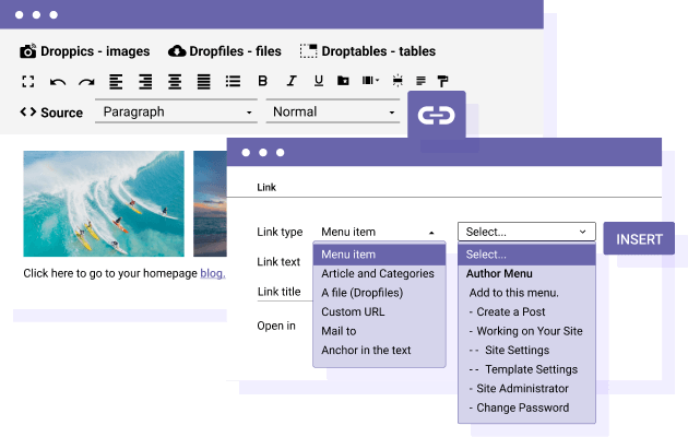 Link Editor: Link to Any Joomla Content in a Click