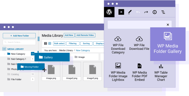  Media Folder for the WordPress Gutenberg Editor 