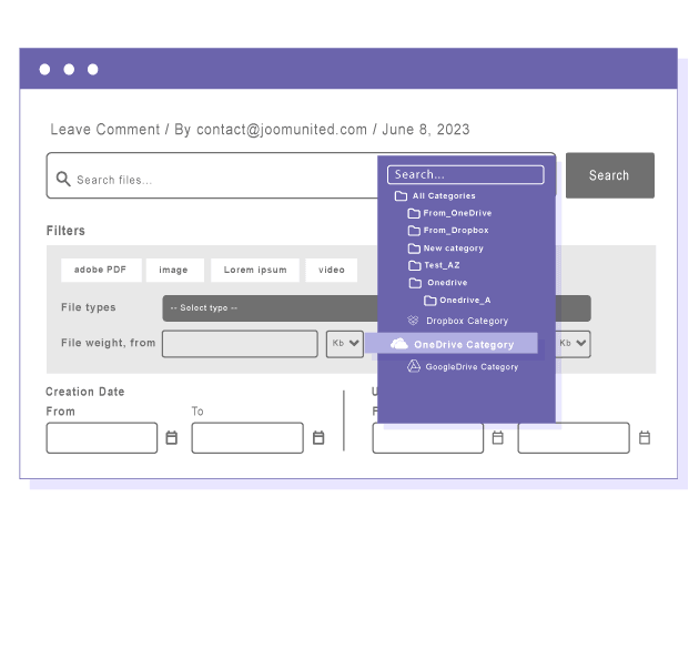 Use the file download search engine with