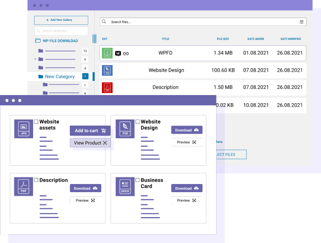 Mix file download and WooCommerce digital products