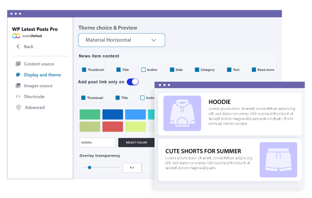 WooCommerce latest products image optimization