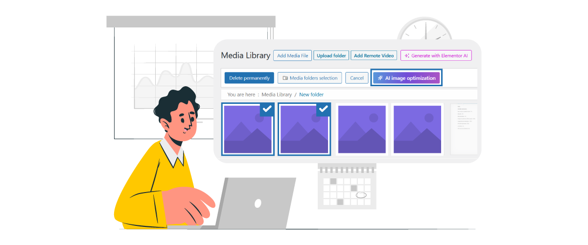 How to Bulk-Process Your Existing Media Library with WP Media Folder AI (No Manual Work