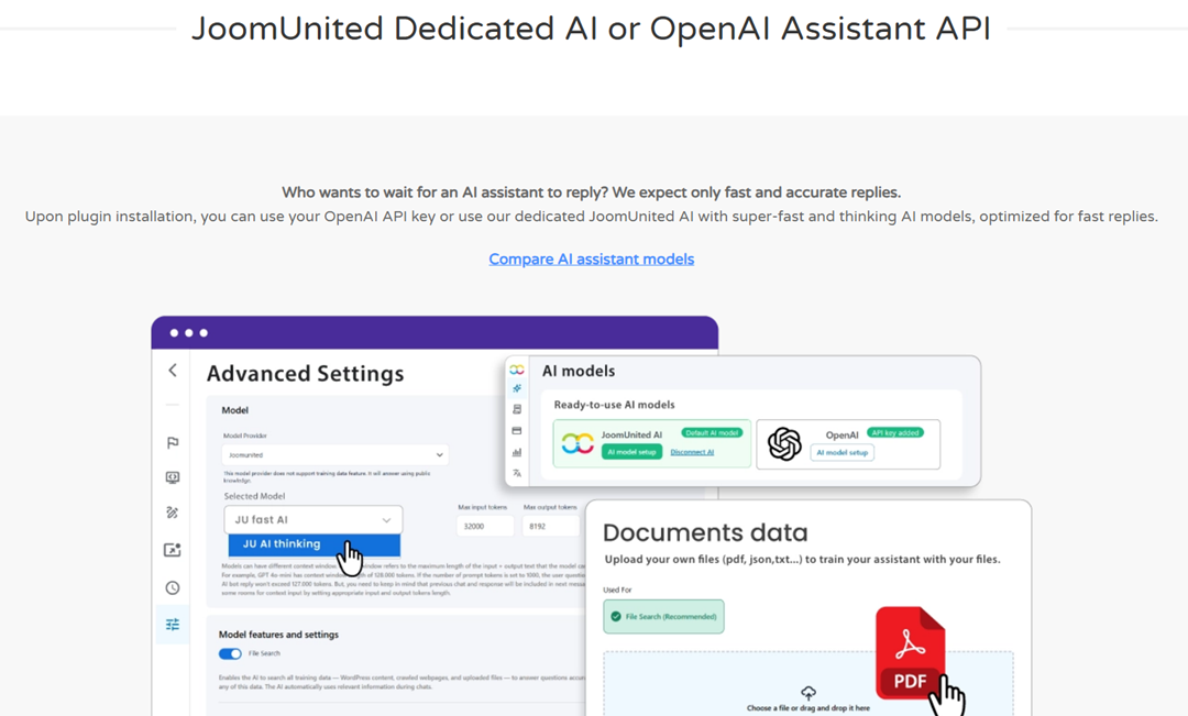 Joomunited AI Model - How AI Models Impact User Interaction on WordPress Sites